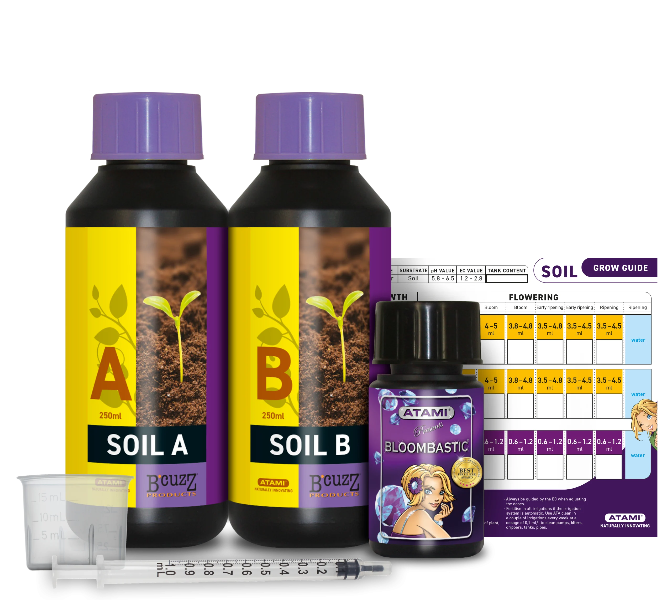 Atami Nutrient Pack – complete nutrient solution for home-grown plants