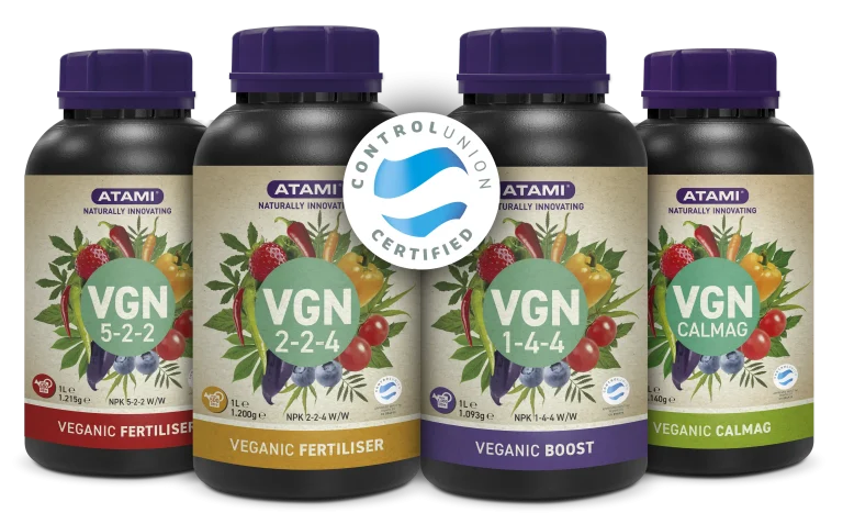 Atami VGN Cannabis-Dünger mit Veganic Fertiliser, Veganic Boost und CalMag